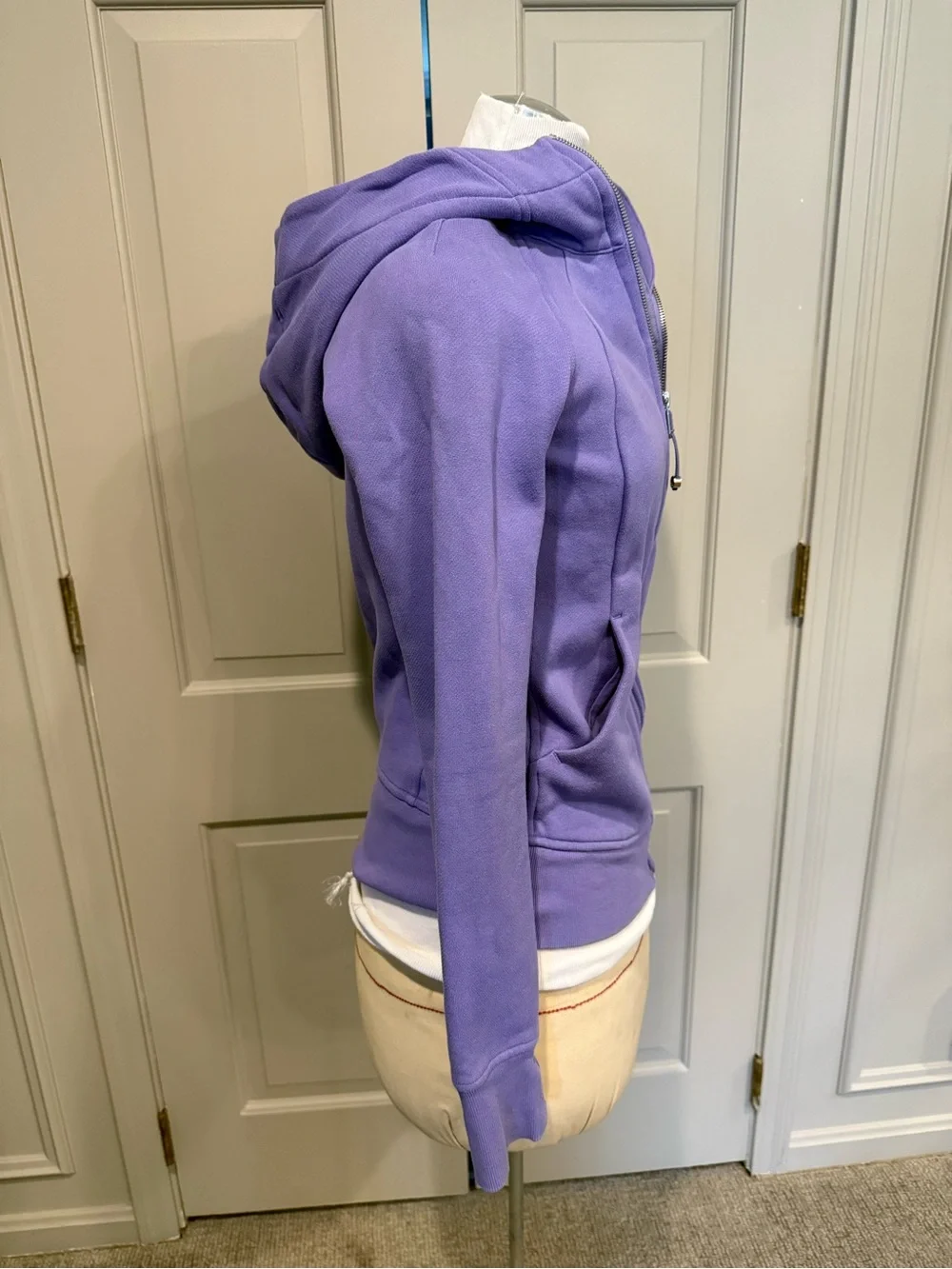 Lululemon Women’s Scuba Full-Zip Hoodie Jacket Mystic Iris Purple Sz 6
